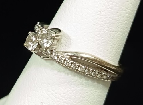 Kay Jewelers Ever Us Diamond Ring 1/2 ctw Round-cut 14K White Gold Ring 29297-1 - Picture 11 of 12
