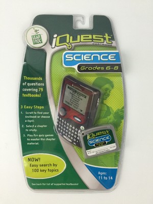 Leap Frog iQUEST Cartridge Only Science Grades 6-8 Ages 11 to 14 
