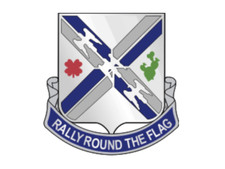 4" 115th infantry regiment dui army bumper sticker decal usa made