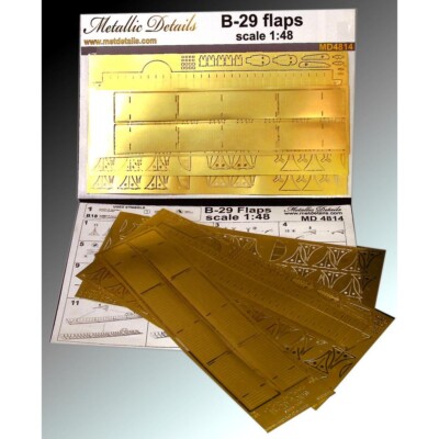Metallic Details MD4814 Scale kit 1:48 B-29 Superfortress Flaps (Revel/Monogram)