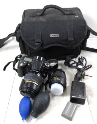 NIKON D90 DIGITAL CAMERA W/ 2 LENSES (G126187-2A (JOO) AA-3) | eBay