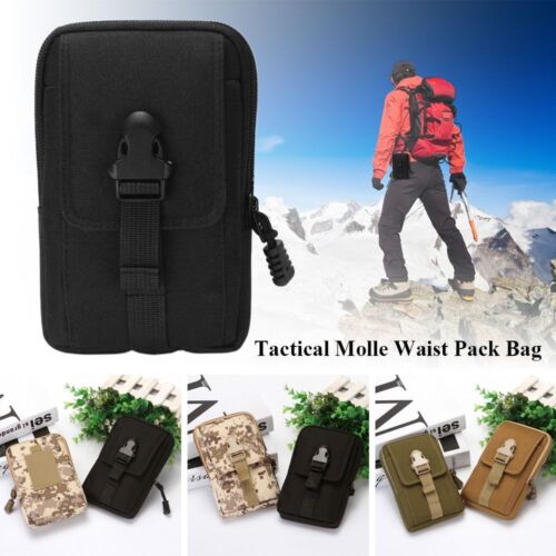 Accessories Tactical Molle Pouches Belt Waist Bag Small Pocket Military Pack - Photo 1 sur 13