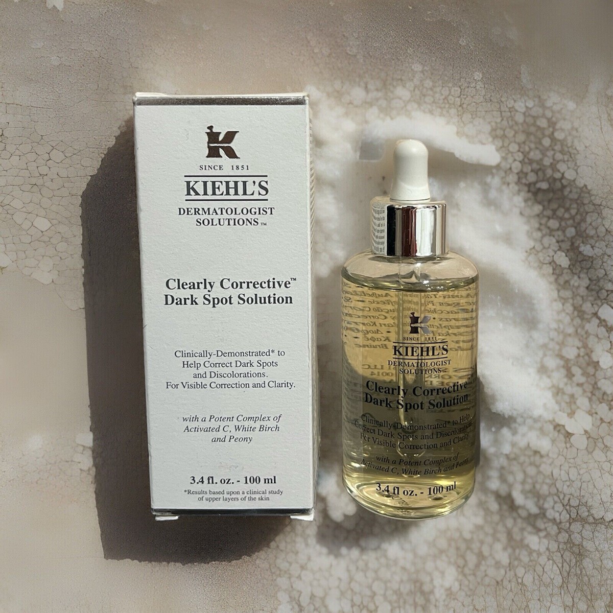 Kiehl's Clearly Corrective Dark Spot Solution 3.4 oz Open box | eBay
