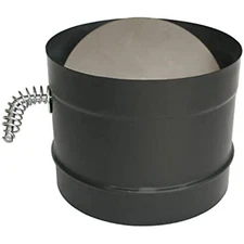 Simpson Duravent Stove Pipe Damper 6" Dia. 24 Ga Cast Iron