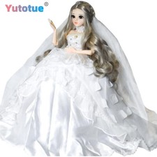 Yutotue 1/3 BJD Doll Toy 24 inch Female Doll Dress Shoes Face Makeup Finished
