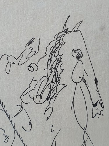 Artistic Black & White Graphics Handmade Ink Pen Frame. Abstraction, Fantasy - 第 3/11 張圖片