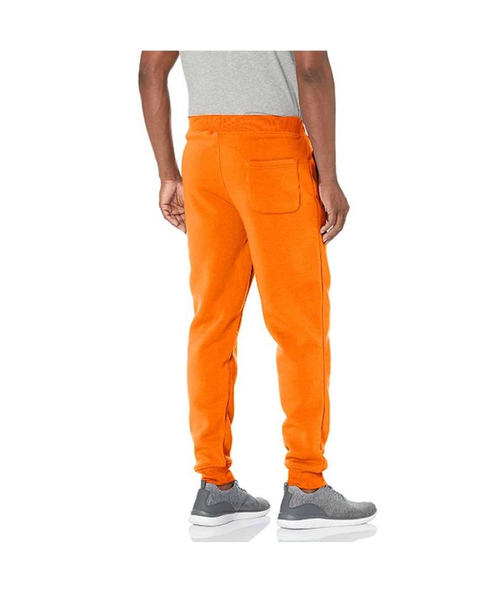 Southpole Men's Active Basic Jogger Fleece Pants Orange Size