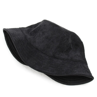 ★2023SS新作★WKNDRS★REVERSIBLE CORDUROY BUCKET HAT WKNDRS Reversible Corduroy Bucket Hat - Black