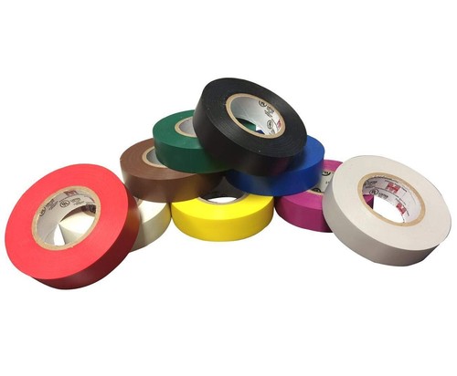 (10 Pack) Colored Electrical Tape, 10 Colors Tape, Each 3/4 Inch x 60 Feet x ... - Picture 2 of 2
