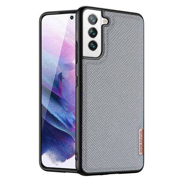 Dux Ducis Fino SchutzhüLle HüLle Nylon üBerzogen FüR Samsung Galaxy S22+ Grau-image