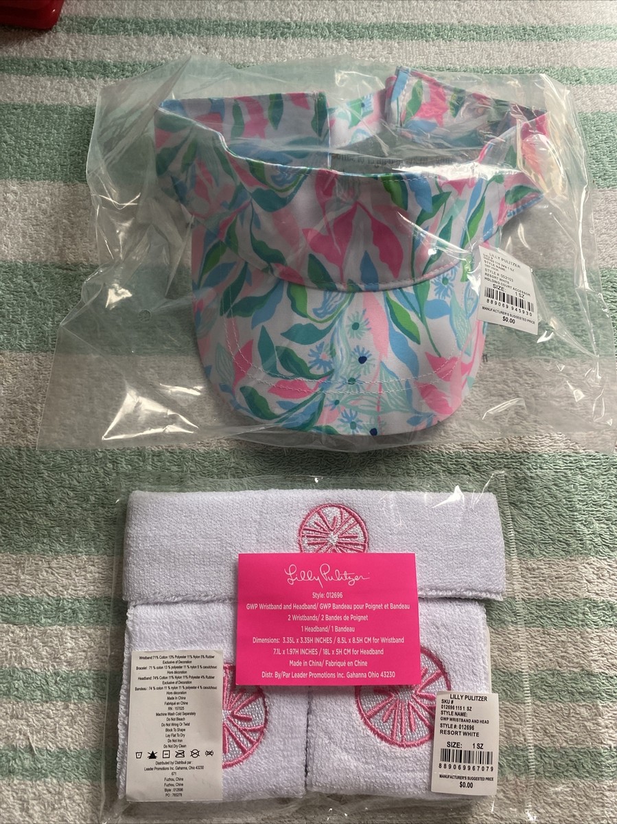NWT Lilly Pulitzer Holding Court GWP COMPLETE TENNIS SET  display picture 2