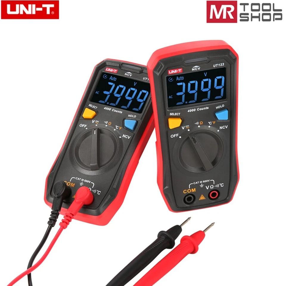 UNI-T Mini Digital multimeter AC DC Voltmeter Resistance NCV Tempreture Tester - Bild 4 von 4