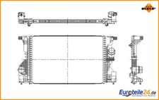 Ladeluftkühler NRF 309119 für Mercedes-Benz B-Klasse CLA