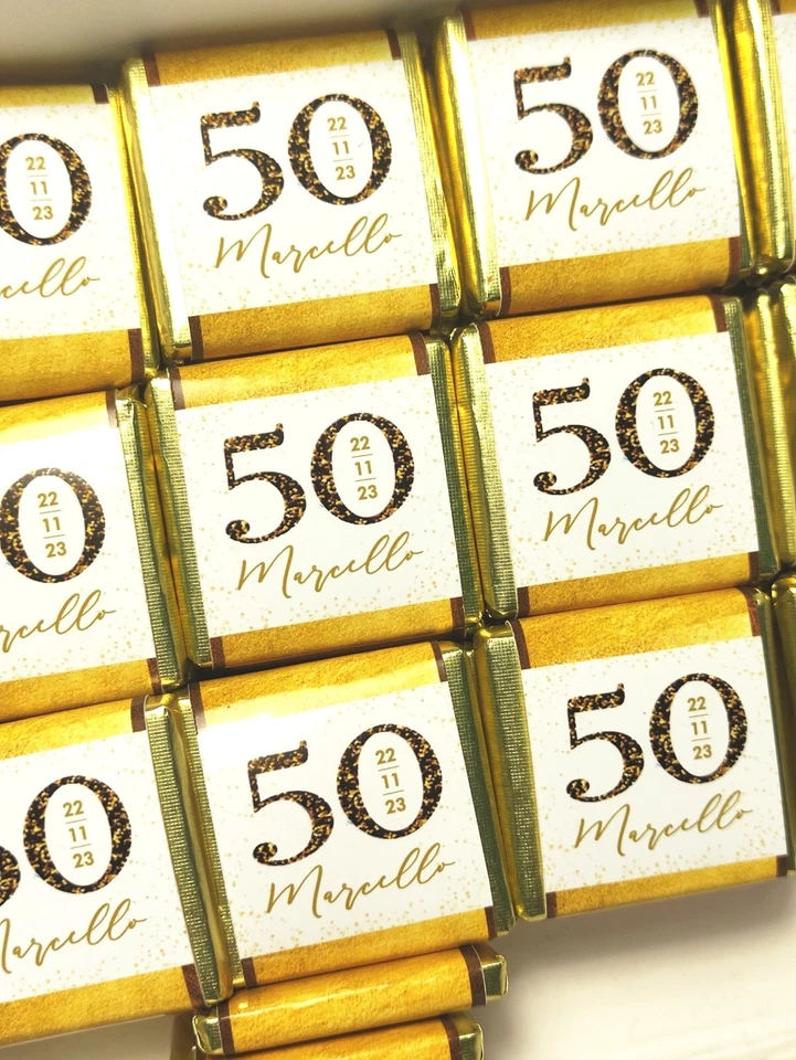 CIOCCOLATINI PERSONALIZZATI CON TEMA A SCELTA pz 50 - Immagine 3 di 4