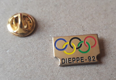Pin's JO Barcelone 1992 – Seiko, Doré, édition COOB 92, Collection Olympique