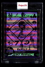 TOPPS PROJECT 70 FOIL #212 JERRY MANUEL by GREGORY SIFF METS 6/70