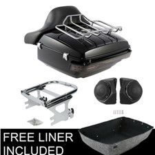 King Trunk Tail Light Speakers Fit For Harley Road Glide 97-08 07