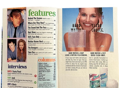 SOAP OPERA DIGEST September 23 1997 Vanessa Marcil Maurice Benard Peter Bergman - Picture 5 of 9