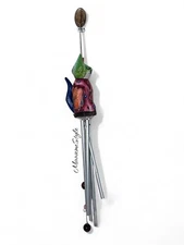 Balinese Rainbow cat Wind Chime