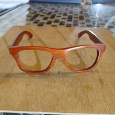 Wood Wooden Style Sunglasses Glasses Frames  NO LENSES