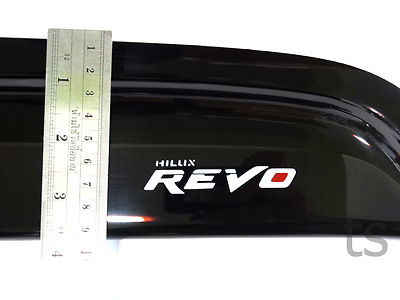 FIT TOYOTA HILUX REVO 2DOOR SMART CAB M70 M80 VISOR WEATHER GUARDS