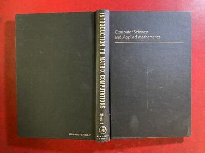 STEWART - INTRODUCTION TO MATRIX COMPUTATIONS Academic Press (1973) WIE NEU