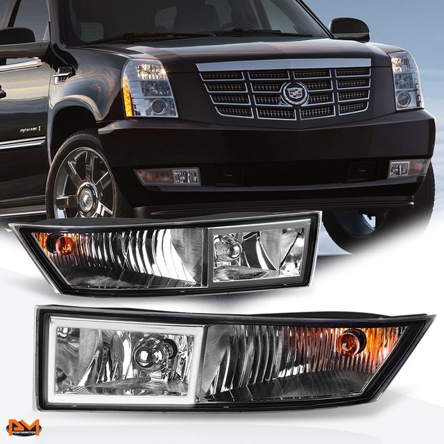 For 0714 Cadillac Escalade ESV/EXT Clear Lens Fog Light/Lamp W/Bezel