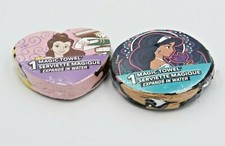 NEW LOT of 2 Disney Magic Towels Belle / Princess Jasmine  100% cotton 