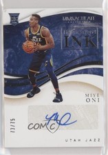 2019-20 Panini Immaculate Initiation Ink 73/75 Miye Oni #INI-MON Auto 1a07