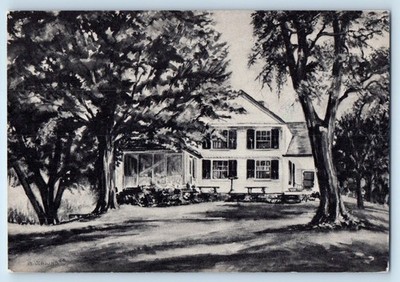 c1983 Shavertown Pennsylvania PA Vintage Postcard Ridgewood Farm Building Posted