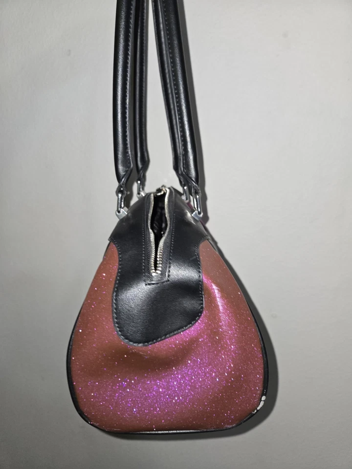 Cartera Lux de Ville púrpura y negra Foto 4 de 4