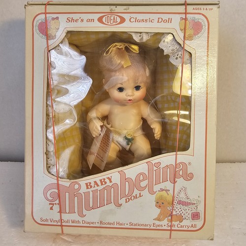 1980's Ideal Thumbelina 7" Baby Doll Rare with original Box - Picture 21 of 21