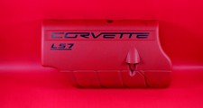 06-13 Chevy Corvette C6 Z06 Ls7 7.0l Red Engine Fuel Rail Cover Oem Gm 12574619