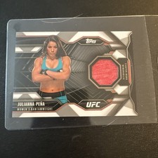2015 Topps UFC Chronicles Juliana Peña Cheomocles relic card! pack Fresh!
