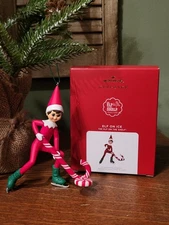 2021 Hallmark Ornament   "ELF ON ICE"    THE ELF ON THE SHELF
