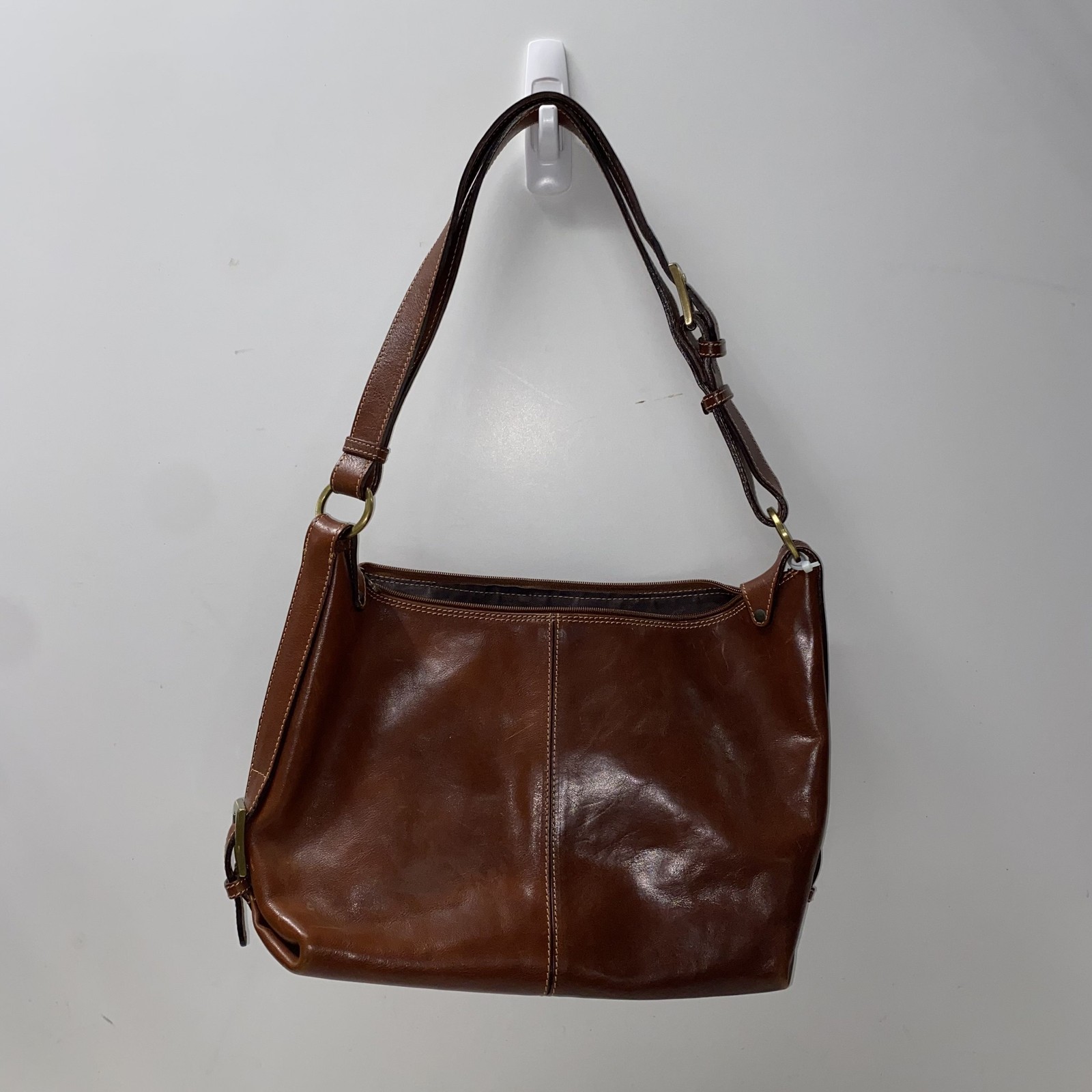 Conte Di Cavour Brown Solid Leather Adjustable St… - image 3
