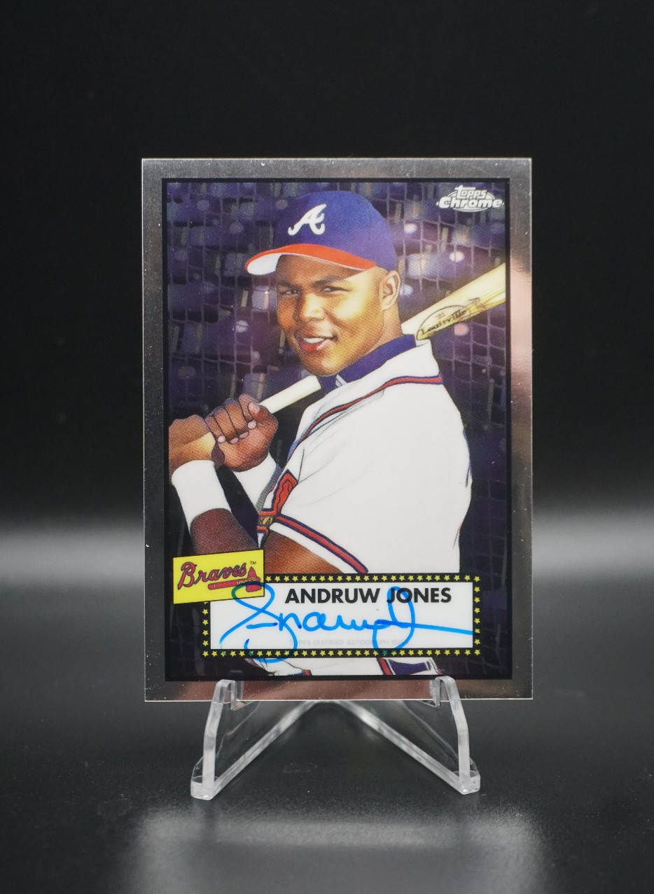 2021 Topps Chrome Platinum Anniversary - Autographs Andruw Jones #PA-AJ (AU)