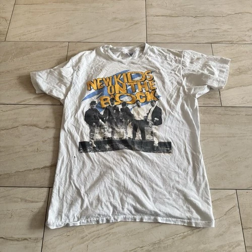 Vintage 1989 New Kids on the Block NKOTB HANGIN TOUGH SHIRT 1980s vintage concert t-shirt, vintage, size XL, single stitch, B+ condition