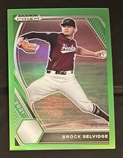 2021 Panini Prizm Draft Picks Lime Green Prizm /75 Brock Selvidge #PDP92