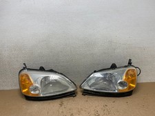 2001 - 2003 Honda Civic Coupe Headlights Halogen Leftright Side Oem W3730 Dw
