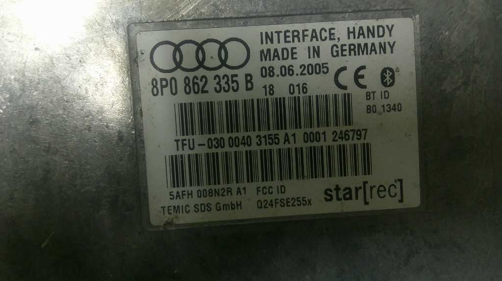Communication Telemetry Control 13-15 AUDI R8 A4 S4 8P0 862 335 B 8P0862335B