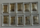 Lot Of 10- I Gram "EYE OF PROVIDENCE" .999 Fine Silver Bars 2012 Limited Edition