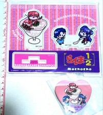 Ranma 1/2 Acrylic Stand  Button Set Ranma, Akane, Shampoo Mint