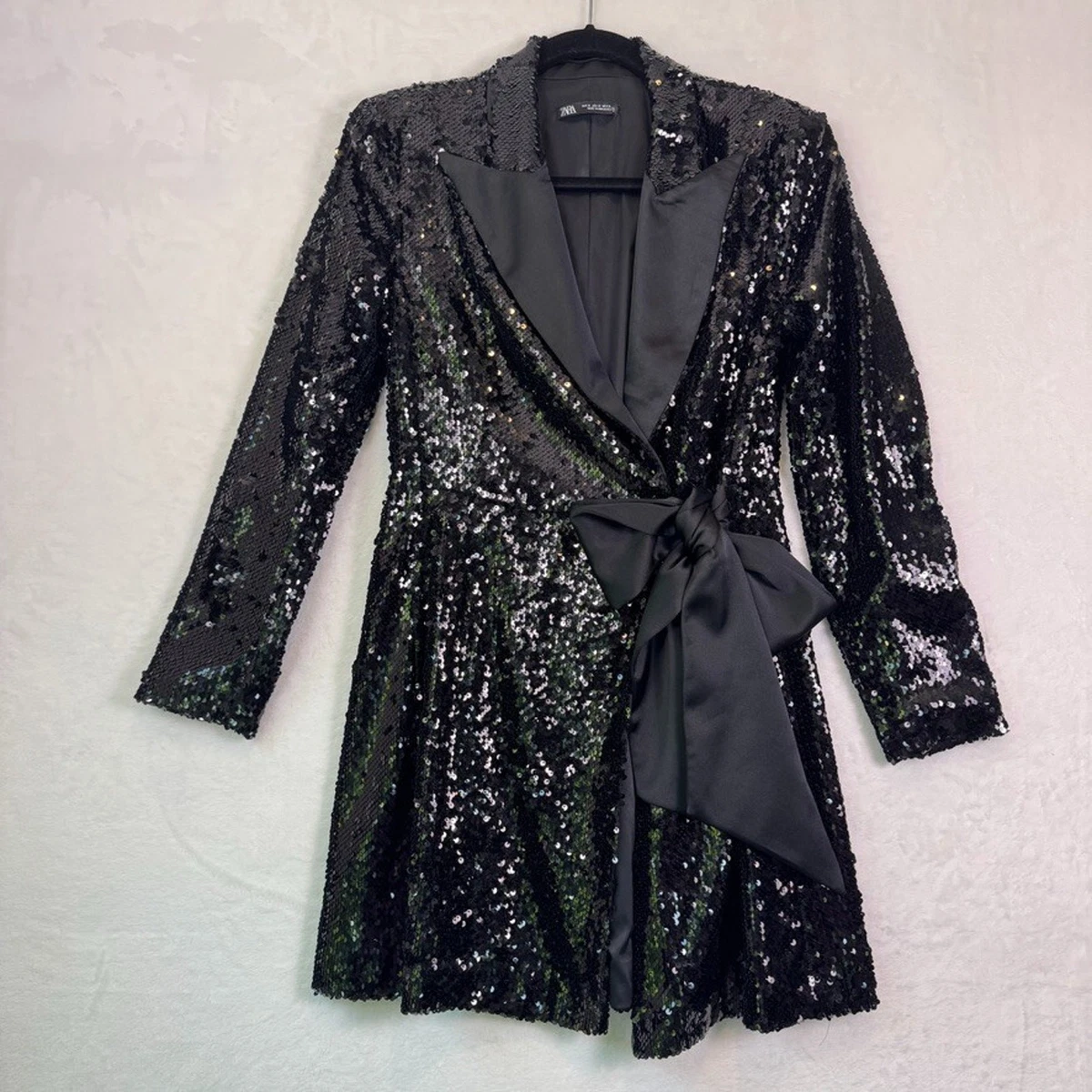 metallic blazer dress zara ZARA Sequin Blazer Indiana Women's Dresses for sale