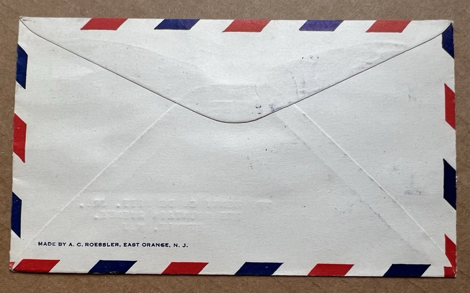 1929 Owosso Michigan Airport Dedication Cover • Roessler Airmail • 5¢ Beacon - Image 4 of 4