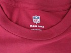 Excellent NFL San Francisco Niners Football T-shirt Top Size Med 10-12 Red — photo 4