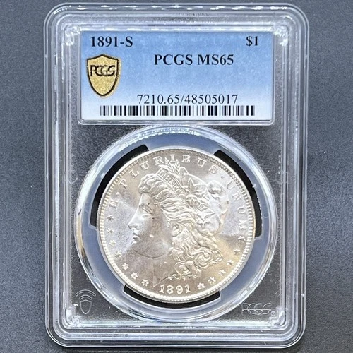 1891-S MORGAN DOLLAR PCGS MS65 Choice BU 11XEBA25