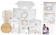 Christmas Spa Gifts for Women, Bath and Body Gift Basket Birthday Small coconut