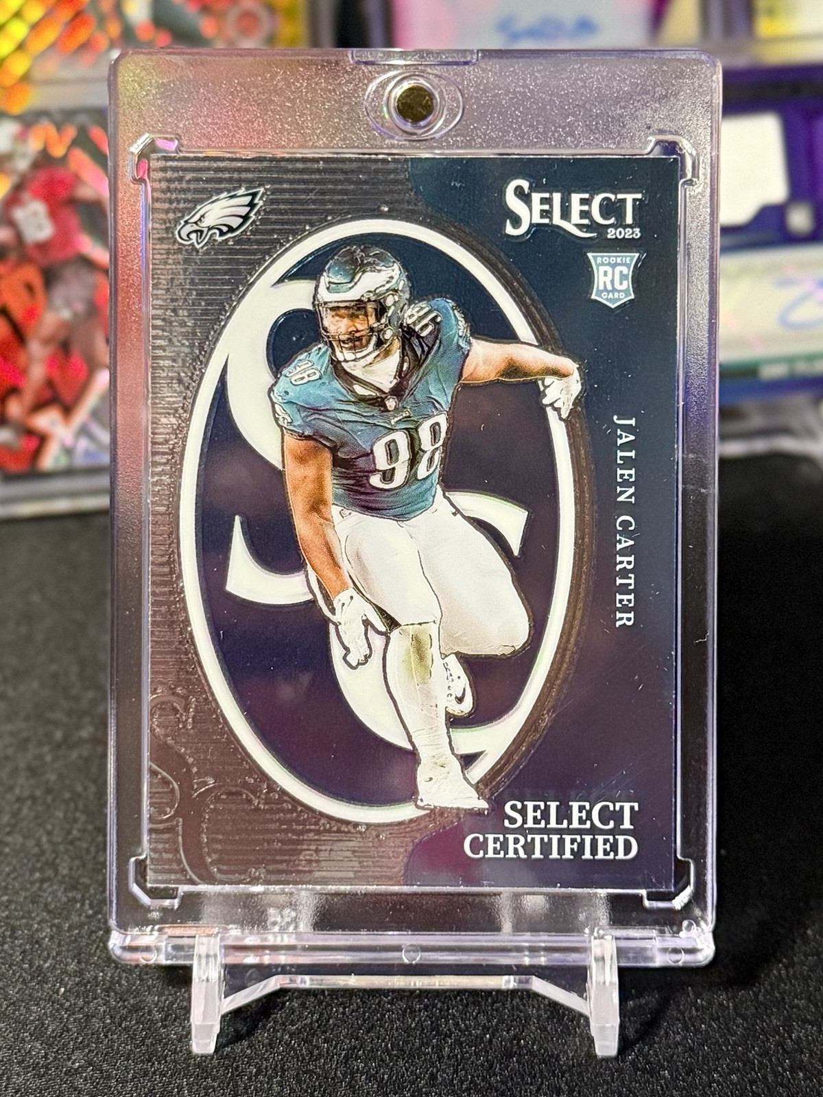 2023 Panini Select Jalen Carter #CRO-JCA Select Certified Rookies Rookie Card