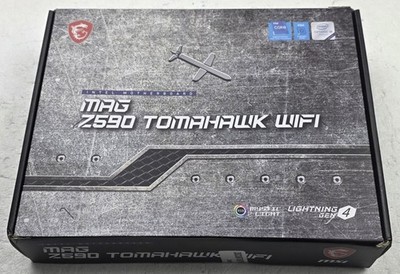 MSI MAG Z590 TOMAHAWK WIFI Intel LGA 1200 PCIE 4.0 WiFi 6E ATX Motherboard